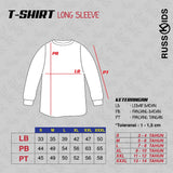 Russ Kids Tshirt Combed 30S Kids Donaldls01Rk White