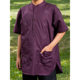 Russ X Nomitees Koko Short Sleeve Zhur Burgundy