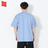 Tshirt Oversized 40S Doubleknit Direct Blue