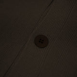 Russ Sweater Cardigan Knitting Rajut Tweed Dark Brown