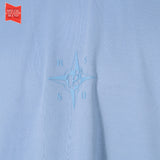 Tshirt Oversized 40S Doubleknit Direct Blue