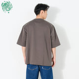 Tshirt Oversized Polycotton Rank Dark Grey