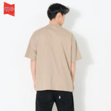 Tshirt Oversized 40S Doubleknit Bends Brown