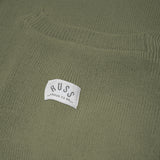 Sweater Cardigan Rajut Tweed Sage