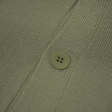 Sweater Cardigan Rajut Tweed Sage