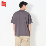 Tshirt Oversized 40S Doubleknit Bends Dark Grey