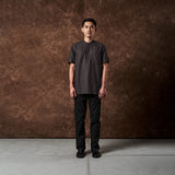 Russ Kemeja Koko Tangan Pendek Qurth Dark Grey