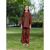 Russ X Nomitees Koko Short Sleeve Zhur Mahogany