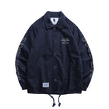 JAKET PELATIHAN NAVY GELOMBANG