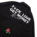 Russ Jacket Fuck Love Coach Black