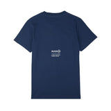 Russ Kids Tshirt Combed 30S Kids Arc Navy Blue