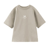 Kaos Russ Kids Oversize Khaki Pilihan