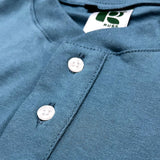 Russ Kaos Pria Tshirt Vagan Dusty Blue