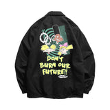 Jacket Polyester Don’T Burn Black