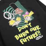 Jacket Polyester Don’T Burn Black