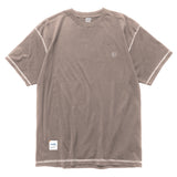Tshirt Oversized Cotton 16S Oe Hemming Brown