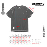 Kaos Russ Hemming Biru Muda