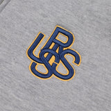 Russ Sweater Hoodie Resleting Cohere Abu-Abu Tua