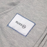 Russ Sweater Hoodie Resleting Cohere Abu-Abu Tua