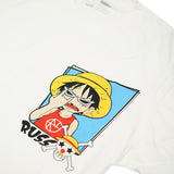 Kaos Russ Luffy White
