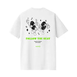 Russ Kaos Pria Followbeats Tshirt Putih