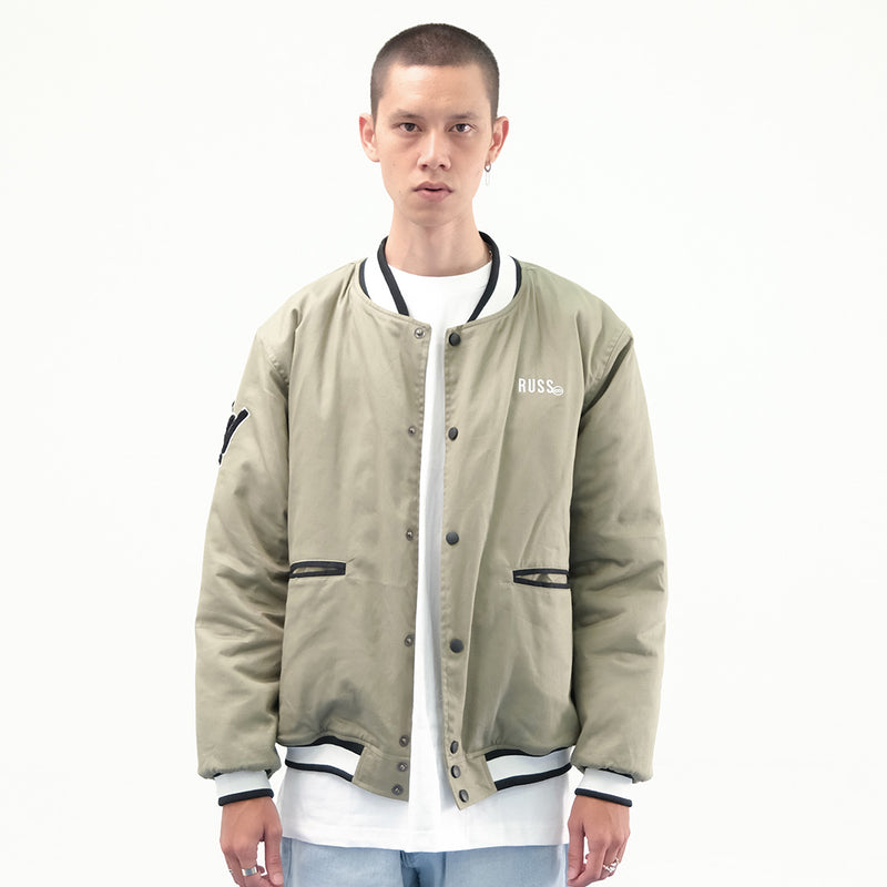 Russ Jacket Varsity Courts Olive