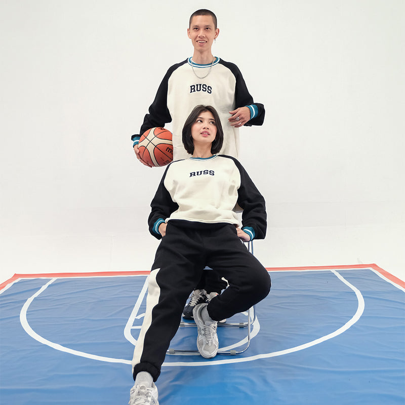 Russ Sweater Crewneck Pointer Broken White