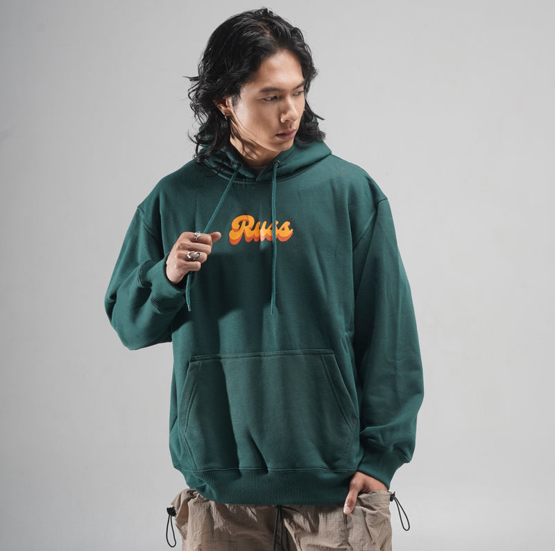 Sweater Hoodie Fleece Rising Green
