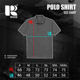 Russ Tshirt Poloshirt Pria Pique Hemcoste Moon Blue