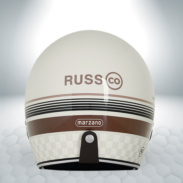 Russ x  Marzano Helmet Speed Racer Cream