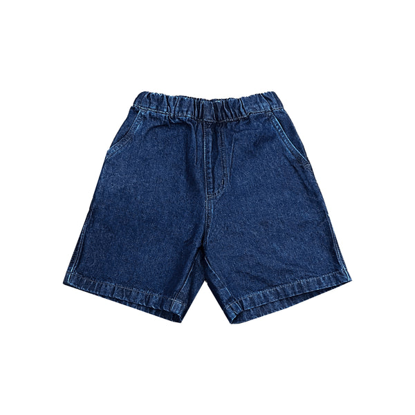 Russ Kids Pants Denim Celana Pendek Anak Walles Dark Blue