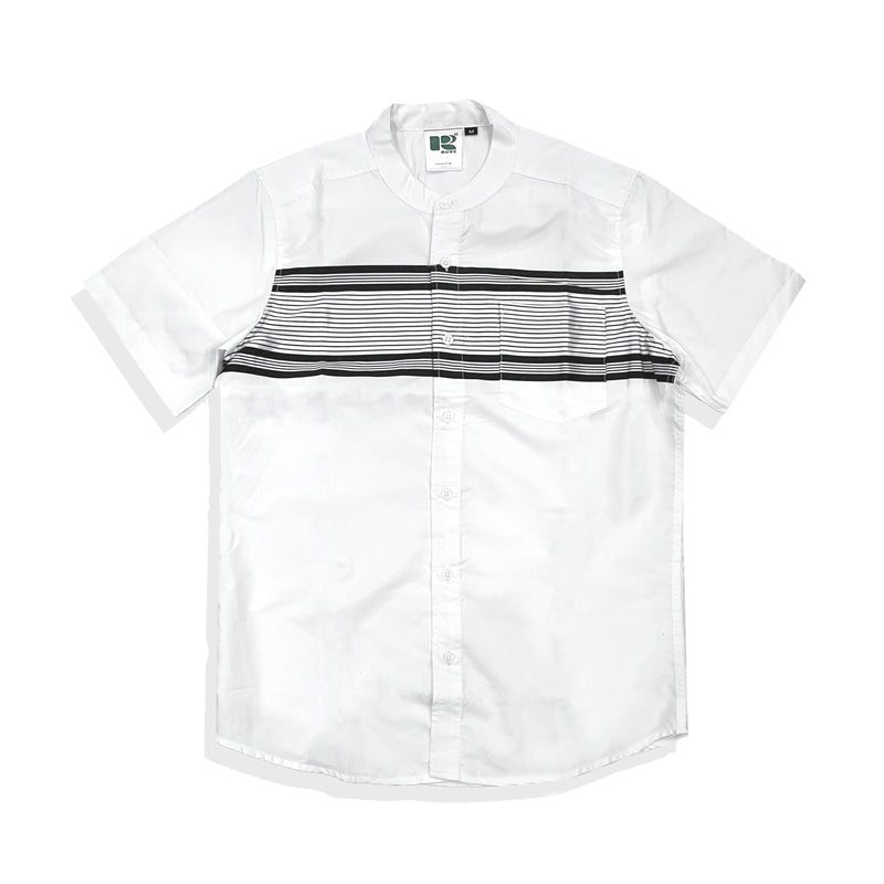 Russ Koko Motif Shirt Tangan Pendek Khaf White