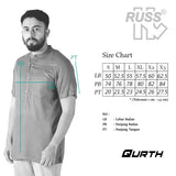 Russ Koko Motif Shirt Tangan Pendek Dahoon Grey