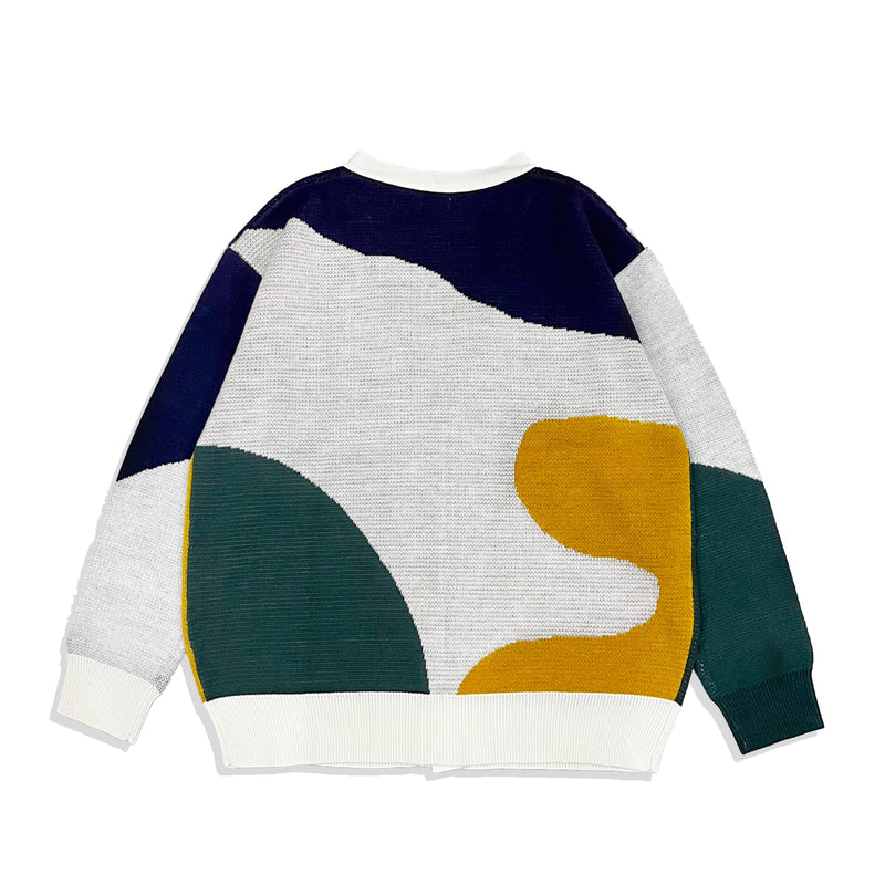 Russ Kids Sweater Cardigan Rajut Knitting Anak Island White