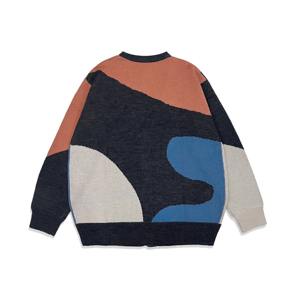 Russ Kids Sweater Cardigan Rajut Knitting Anak Island Grey