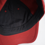 Russ Topi Pria Polo Cap Groove Dark Maroon