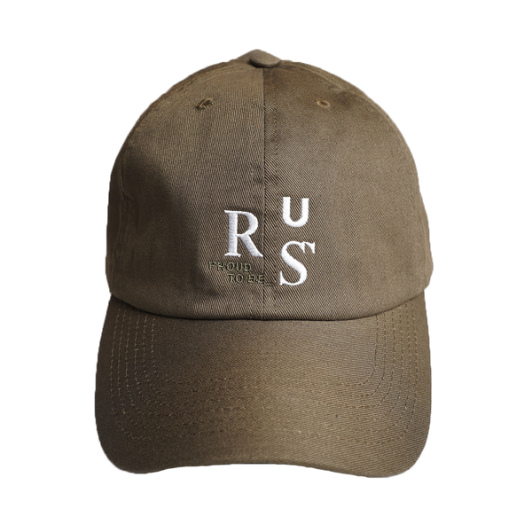 Russ Topi Pria Polo Cap Infoc Dark Olive