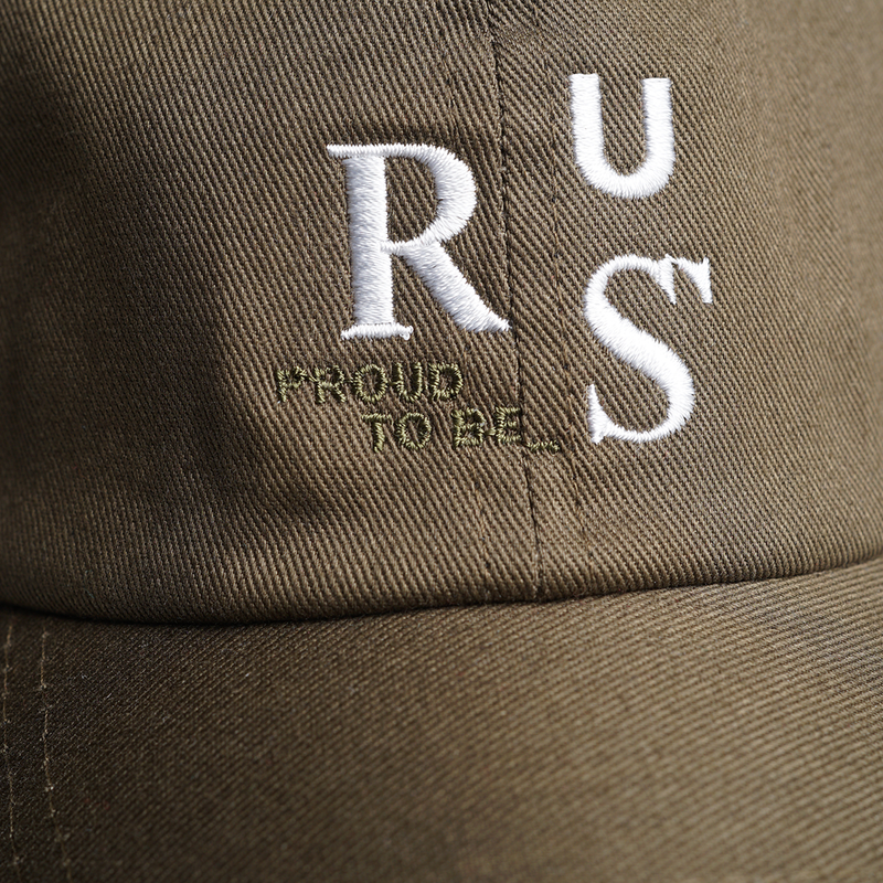 Russ Topi Pria Polo Cap Infoc Dark Olive