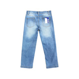 Russ Kids Long Pants Fasten Jeans Navy Blue