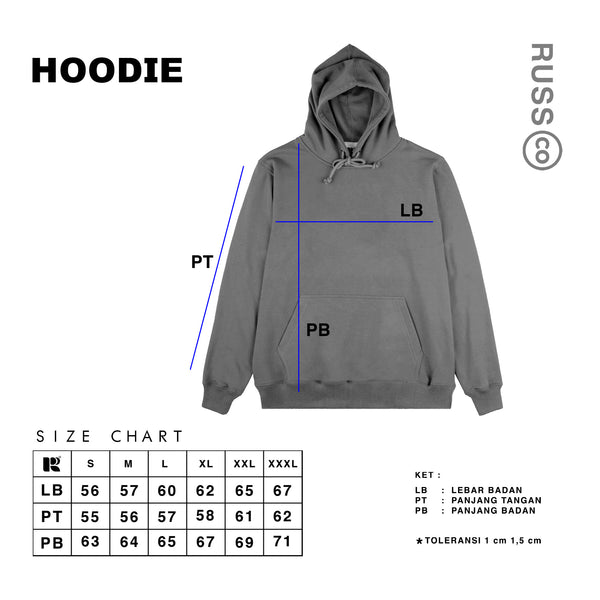 Russ Sweater Hoodie FYI Black