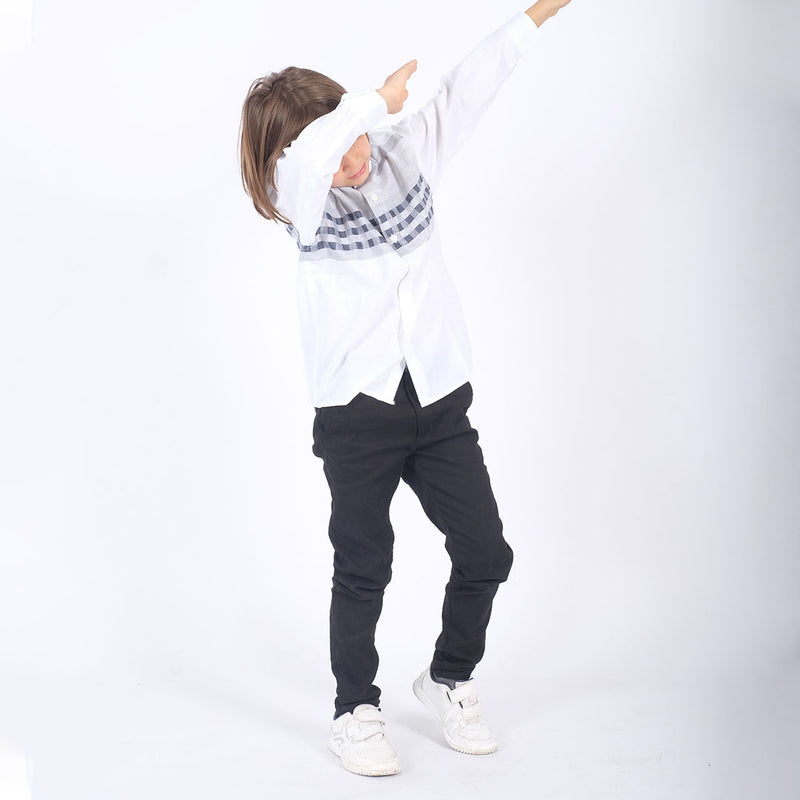 Russ Kids Shirt Koko Abas White