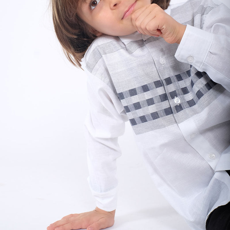 Russ Kids Shirt Koko Abas White