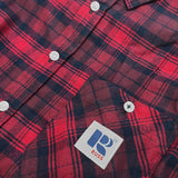 Russ Shirt Kemeja Flannel Tangan Panjang Corridor Red