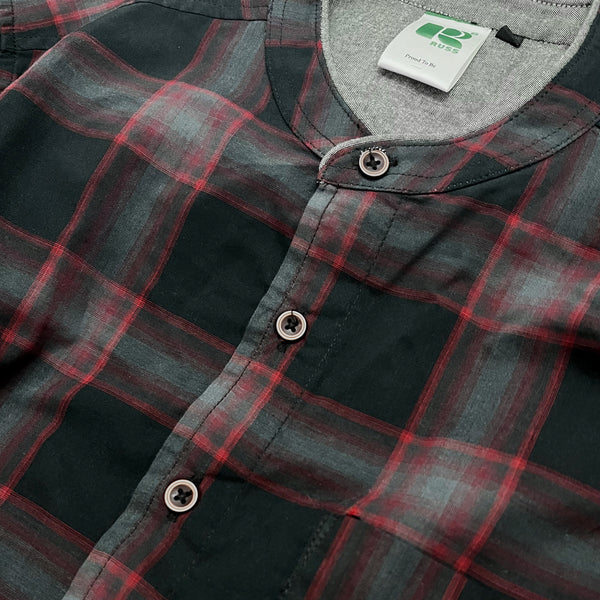 Russ Shirt Kemeja Flannel Tangan Panjang Serpant Red