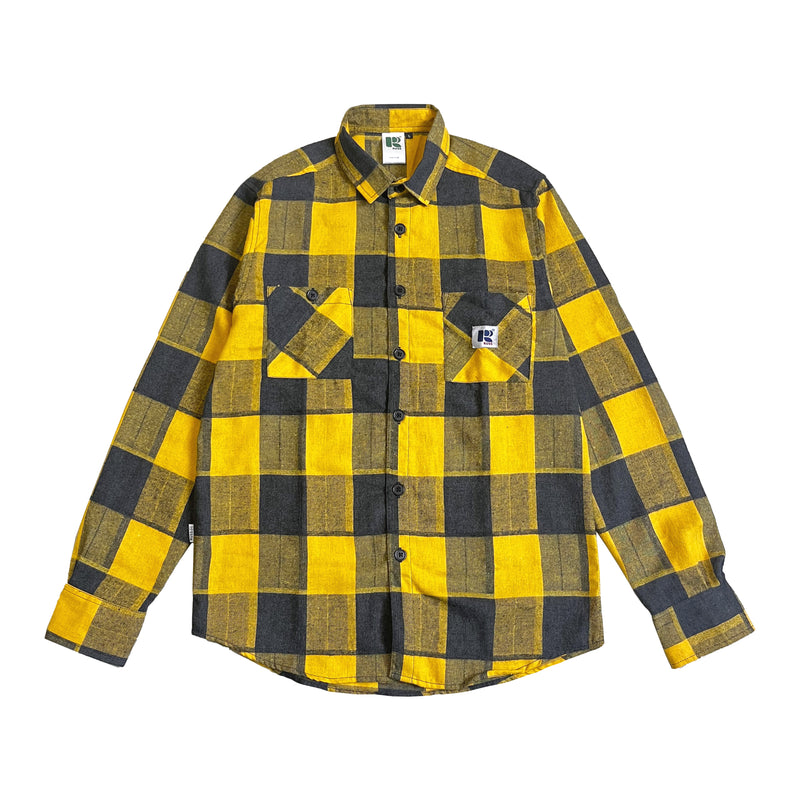 Russ Shirt Kemeja Flannel Tangan Panjang Yealls Yellow