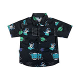 Russ Kids Shirt Kemeja Anak Tangan Pendek Sublime Space Black