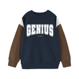 Russ Kids Sweater Crewneck Anak Genius Navy Blue