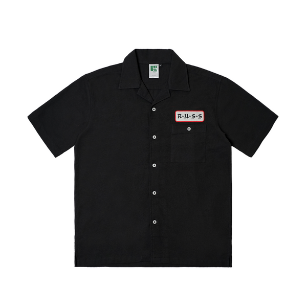 Russ Shirt Kemeja Tangan Pendek Embed Black