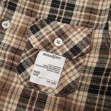 Russ Kids Shirt Kemeja Flannel Anak Tangan Panjang Caves Brown