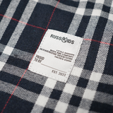 Russ Kids Shirt Kemeja Flannel Anak Tangan Panjang Reddot Navy Blue